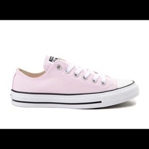 Brand new, never worn pink Chuck Taylors in box